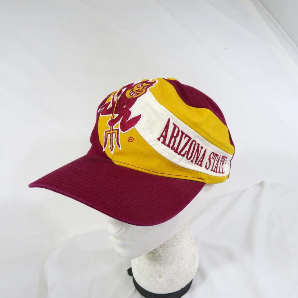 Arizona State Sun Devils Twin Enterprises Hat Cap Snapback Maroon 1990s ASU